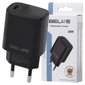 beline ład. siec. 1x usb-c 20w czarna/black (only head) pd 3.0  blncb20