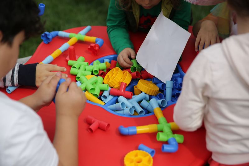 klocki edukacyjne rurki King zdjęcie 12