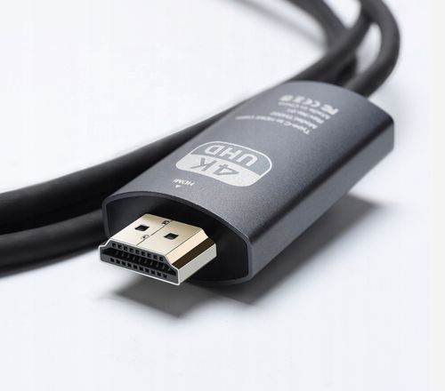 KABEL ADAPTER PRZEJŚCIÓWKA USB-C 3.1 HDMI 4K MHL 200cm do Telefonu Macbooka na Arena.pl