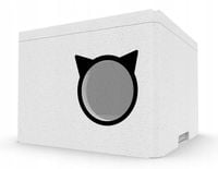 DOMEK BUDA BUDKA LEGOWISKO DLA KOTA NA ZIMĘ