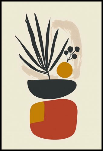 Plakat 67,5x100cm Botaniczny Wgląd na Arena.pl