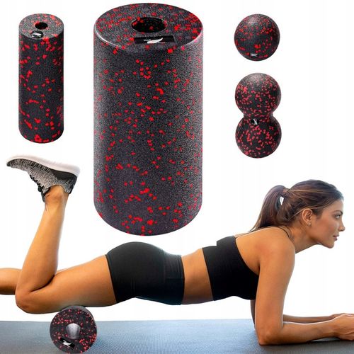 ROLLER ZESTAW EPP PIANKOWY WAŁEK + PIŁKA + DUOBALL DO MASAŻU 4szt na Arena.pl