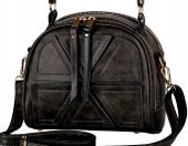 Torebka na ramię listonoszka damska kuferek retro  T29_Czarny