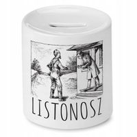 Skarbonka Dla Listonosza Listonosz Na Medal Z Nadrukiem Ze Zdjęciem