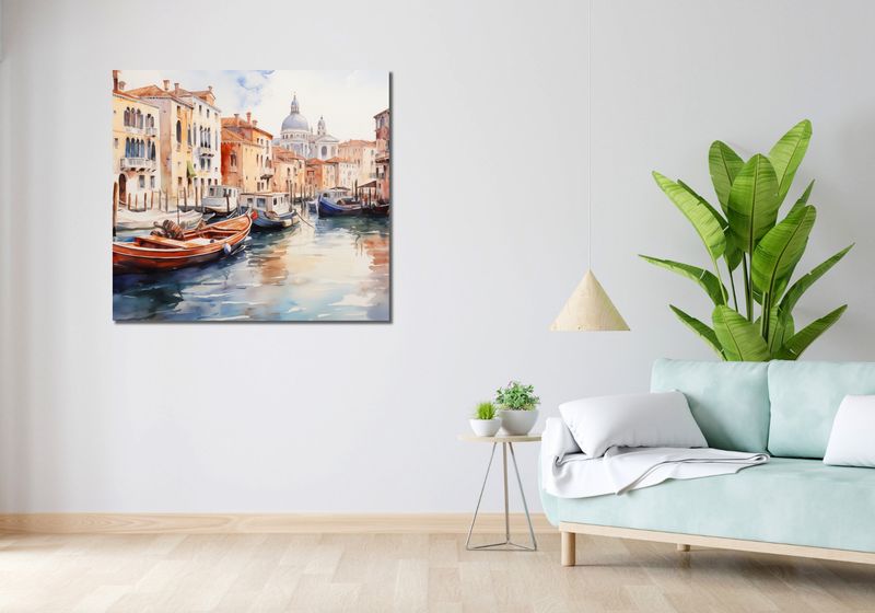 Obraz 100x90cm Wenecka Impresja zdjęcie 2