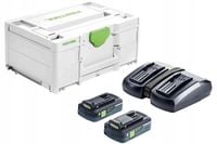 ZESTAW ENERGII SYS 18V 2*4.0AH TCL 6 DUO 577109 FESTOOL