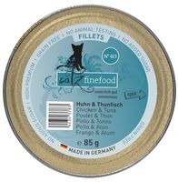 Karma dla kota bez sztucznych dodatków Catz Finefood KURCZAK i TUŃCZYK 85g