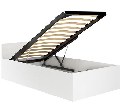 ŁÓŻKO PODNOSZONE CLP 90x200 + STELAŻ BIAŁE na Arena.pl