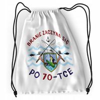 Plecak Urodziny 70 70Te Sportowy Szkolny Worek Z Nadrukiem Ze Zdjęciem