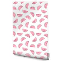 Tapeta W Rolce Pastelowe ARBUZY Owoce Dekoracja