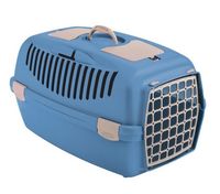 Transporter dla psa kota Stefanplast Gulliver 2 plastikowe drzwi niebieski