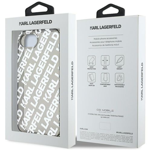 etui karl lagerfeld iml repeat logo do   iphone 16e srebrny na Arena.pl