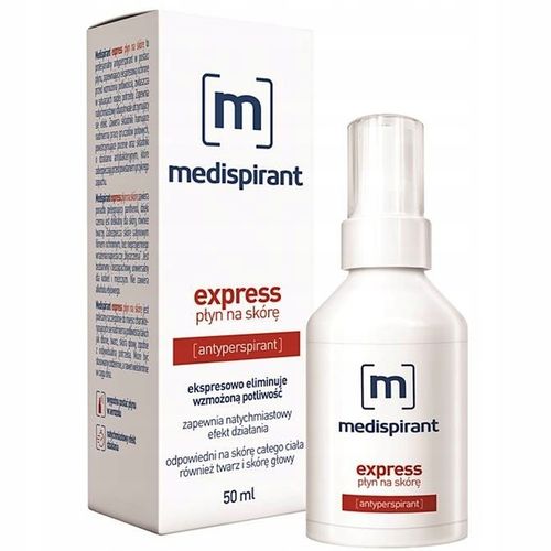 Medispirant Express Płyn Na Skórę Nadmierna Potliwość 50ml na Arena.pl