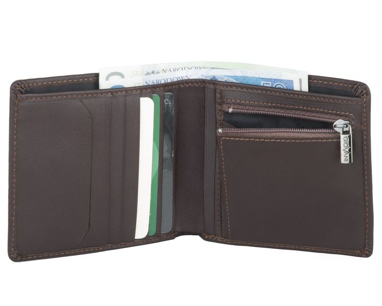 Portfel męski Emilio - Giovani Brązowy zdjęcie 2