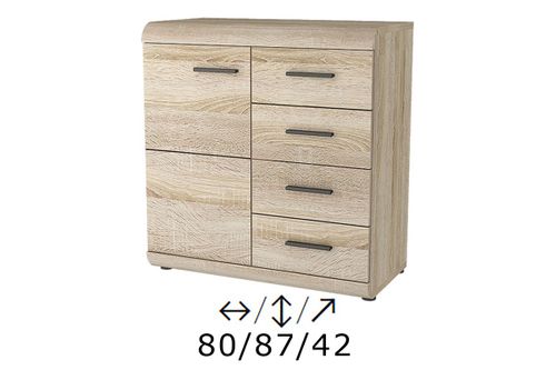 Komoda z szufladami Marin 80 na Arena.pl