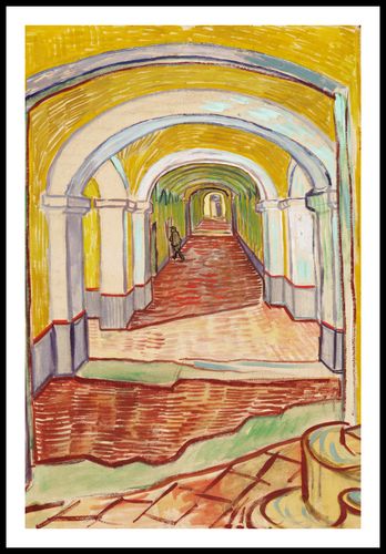 Plakat 61x91,5cm Corridor in the Asylum, Van Gogh Vintage na Arena.pl