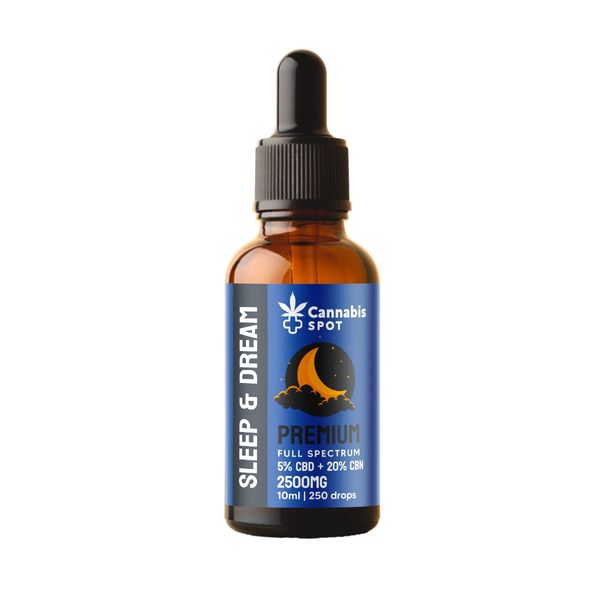 Olejek Sleep&Dream Premium - 5% CBD + 20% CBN zdjęcie 2