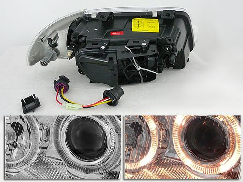 Lampy Reflektory do AUDI A4 11.94-12.98 DEPO RINGI na Arena.pl