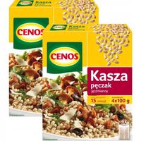 Cenos Kasza pęczak jęczmienny 400 g (4 torebki) x 2 sztuki