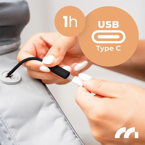 Bezprzewodowy Masażer do Szyi Karku Barków Shiatsu Pas Masujący Grzejący na Arena.pl