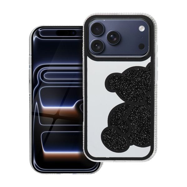 Futerał TEDDY BEAR do IPHONE 17 Pro czarny zdjęcie 1