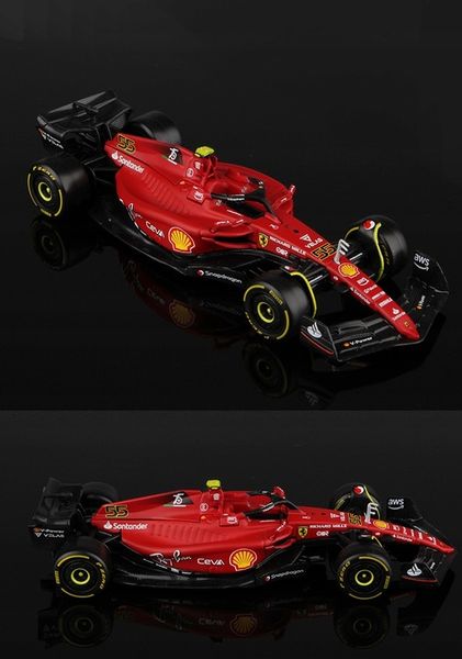 FERRARI F1-75 SAINZ METALOWY SAMOCHÓD FORMUŁA 1 zdjęcie 3