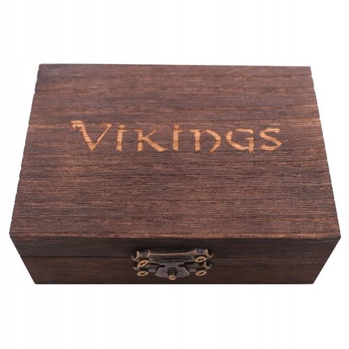 Bransoletka męska VIKING pudełko torebka prezentowa dla mężczyzny 21,5 cm na Arena.pl