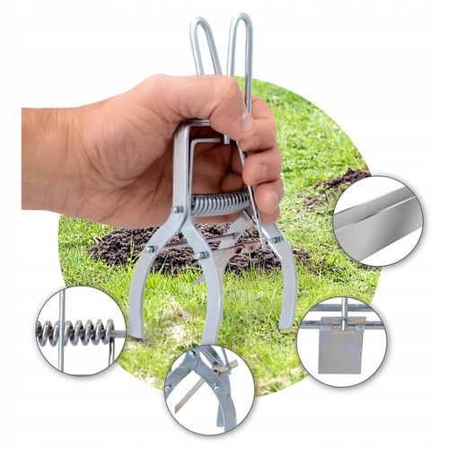 PUŁAPKA NA KRETY NORNICE SZCZURY KRETOŁAP CHWYTACZ ŁAPKA GILOTYNA na Arena.pl