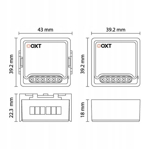Moduł OXT mini ściemniacz 2 kanały ZigBee Tuya na Arena.pl