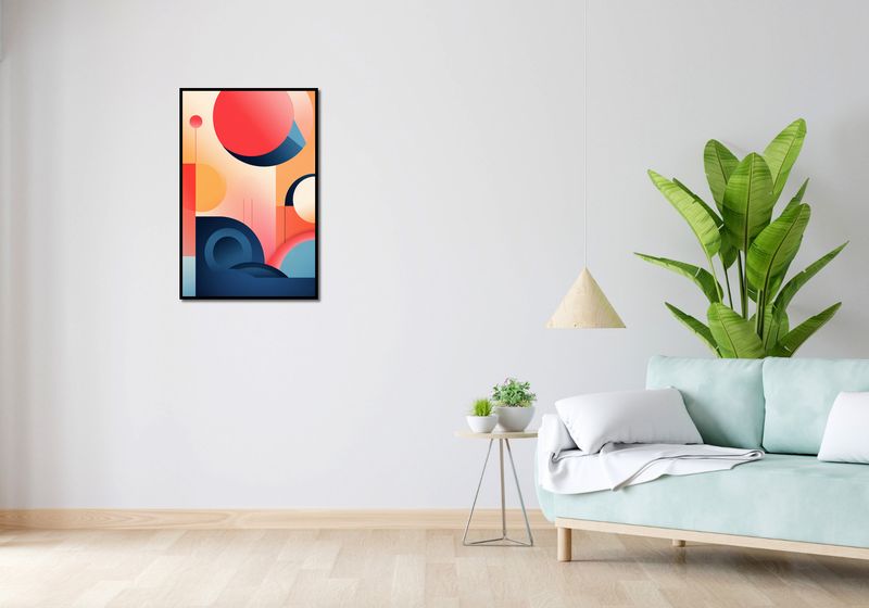 Plakat 53x81cm Geometryczne Marzenia zdjęcie 4