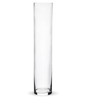 Wazon szklany tuba rura cylinder 50 x 10 cm