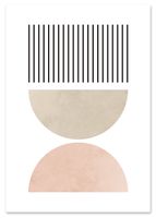 Plakat cyfrowy do wydruku  geometryczne boho