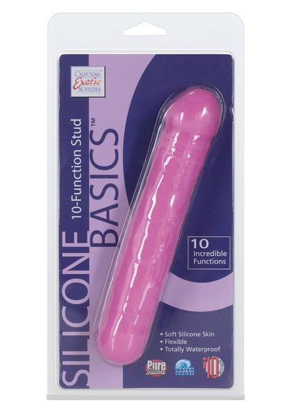Wibrator-Basics 10 Function Stud Pink zdjęcie 1