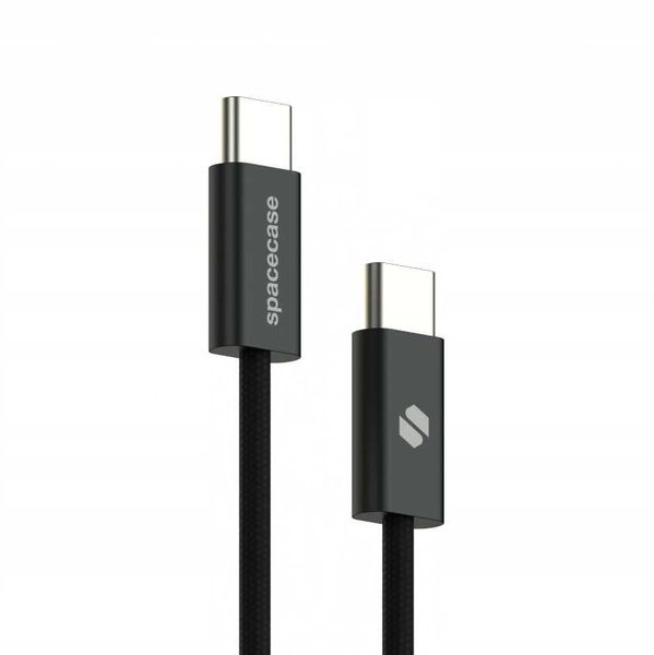 Spacecase Usb-C To Usb-C Magnetic Cable 1M 100W Cl06 Black zdjęcie 3