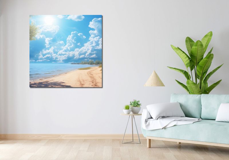 Obraz 100x100cm Letni Dzień zdjęcie 2