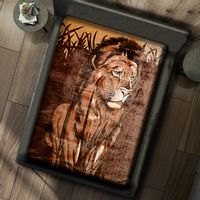 Gruby Koc Akrylowy 160X210 Lew 18782