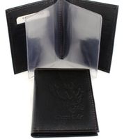 Okładka skórzana na dokumenty myśliwskie - dzik