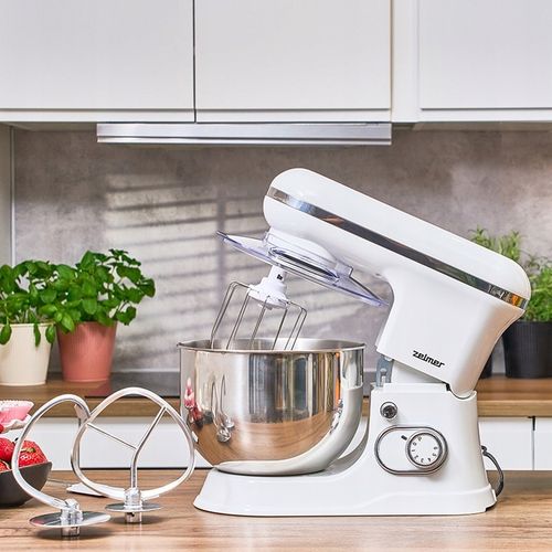 Robot kuchenny planetarny Zelmer ZKR1350 1200W Biały Misa 5L na Arena.pl