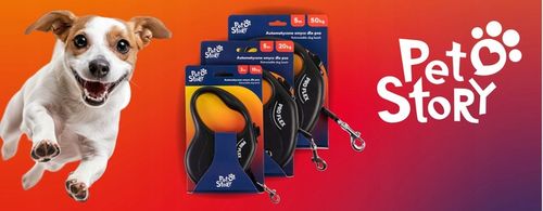 PRO FLEX Smycz AUTOMATYCZNA TAŚMA dla DUŻEGO PSA do 50kg 5m L na Arena.pl