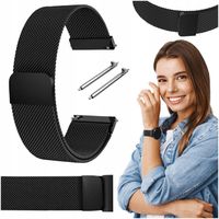 Pasek do Samsung Galaxy Watch 4 40mm smartwatch czarna opaska 20mm