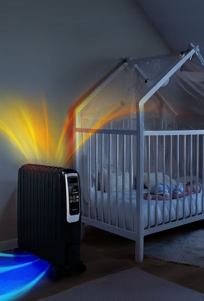 Grzejnik olejowy Yoer 2500W 10 żeberek +Timer +3 moce +Tryb zdjęcie 9