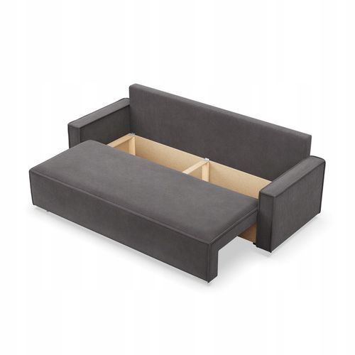 Kanapa 3 os. Duża Sofa Rozkładana z Funkcją Spania Bonell NOTO Szara na Arena.pl