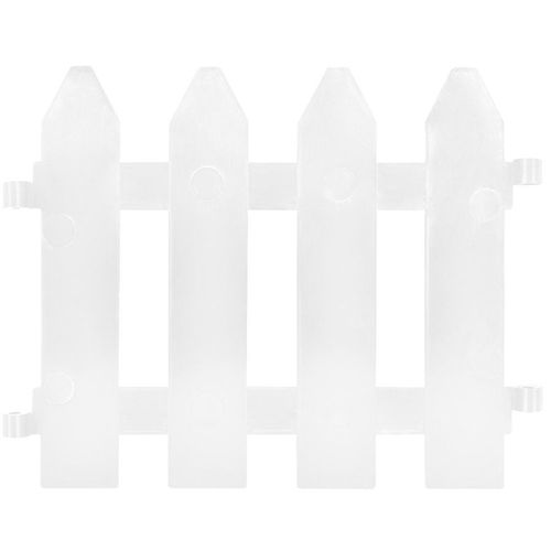 Płotek ogrodowy biały 20x15 cm 10 szt. na Arena.pl