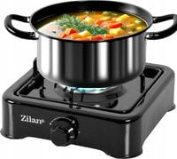 KUCHENKA GAZOWA ŻELIWO 1 PALNIK PRZENOŚNA CZARNA