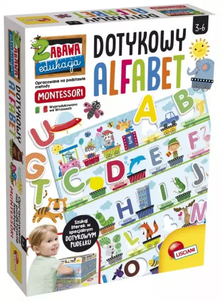Montessori Plus. Dotykowy alfabet zdjęcie 1