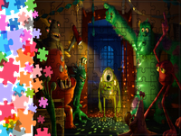 Puzzle tradycyjne Potwory i Spółka