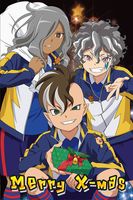 Pocztówka świąteczna - Inazuma Eleven