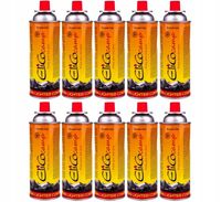 10x GAZ KARTUSZ GAZOWY DO PALNIKA WKŁAD ELICO BIWAK PLENER TIR