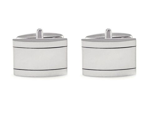 SATYNOWE STALOWE + PUDEŁKO Spinki Spinka do Mankietów Koszuli GREG d1-4 na Arena.pl