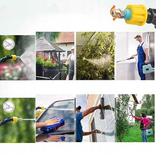 OPRYSKIWACZ CIŚNIENIOWY AKUMULATOROWY ELEKTRYCZNY RĘCZNY OGRODOWY 5L 3DYSZE na Arena.pl